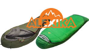 Новинки от Alexika - зимние спальные мешки новой конструкции.