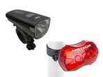 Велофара + фонарь задний Lumina + Meteor-R Author 8-12040115 / 60313